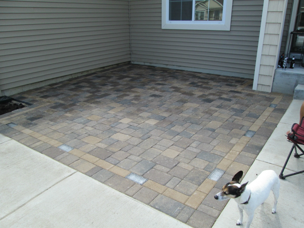 Paver lights in patio Lakeville, MN