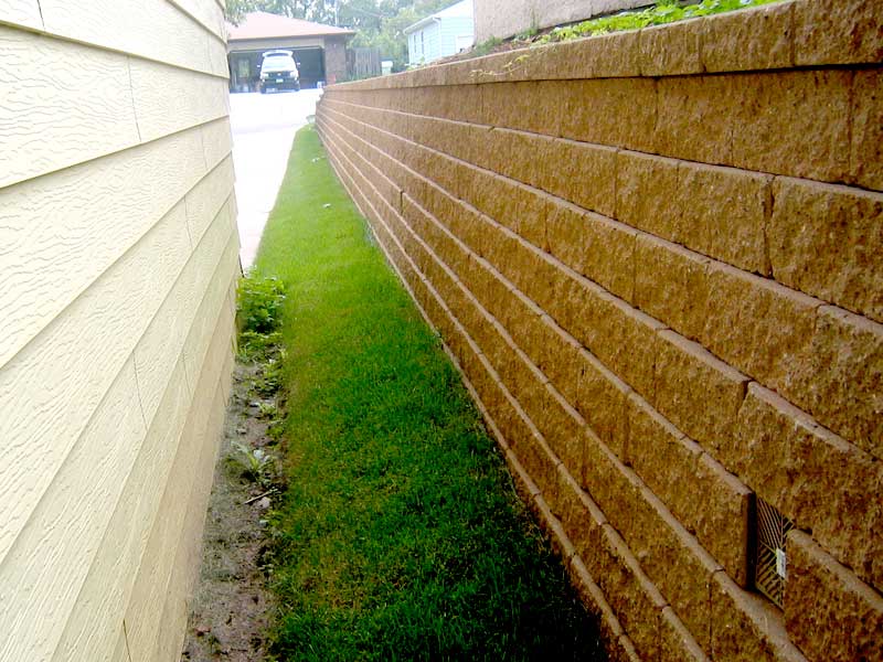Retaining wall Inver Grove Heights, MN