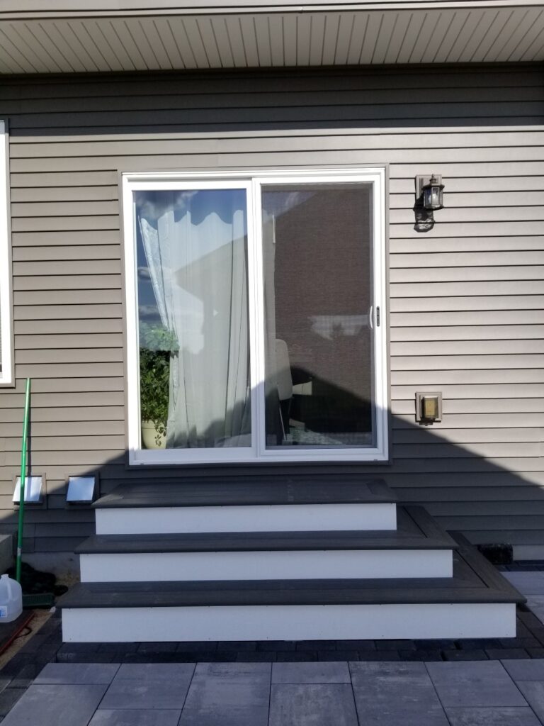 Composite Pre-built Steps For The Front & Back Door