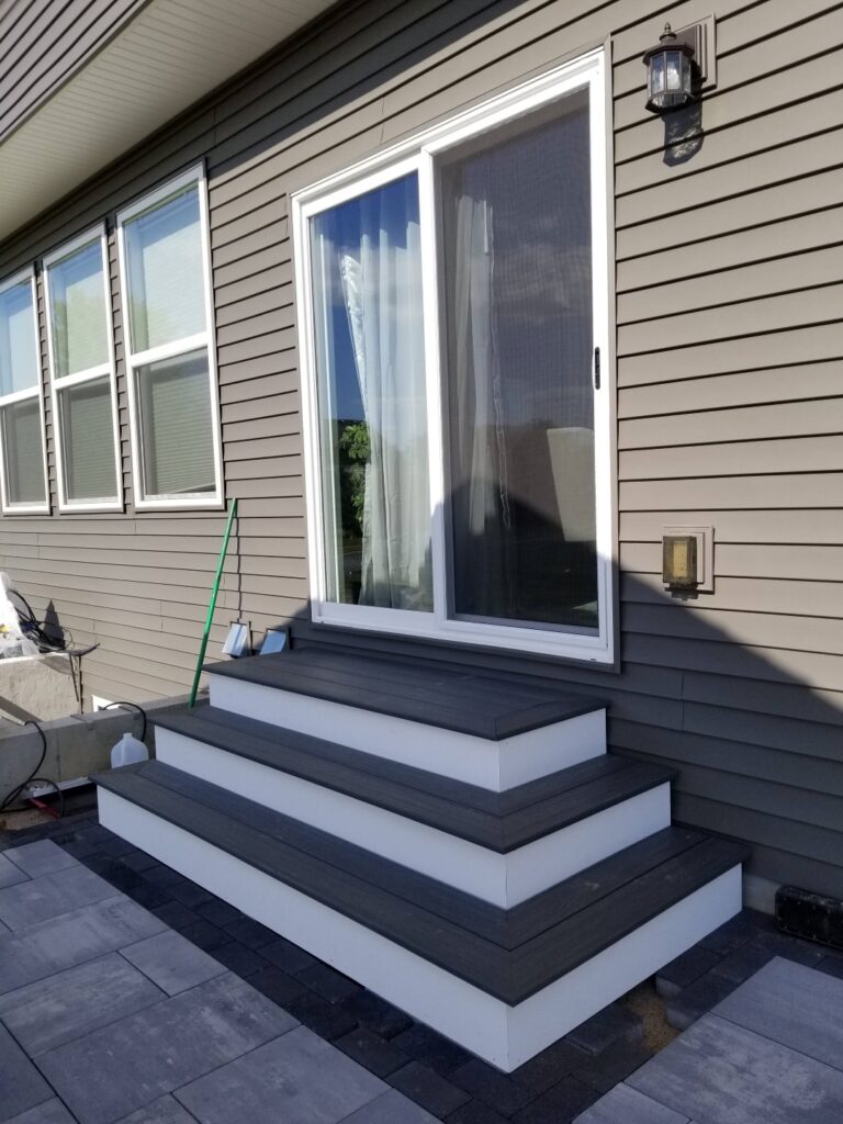 Composite Pre-Built Steps for the Front & Back Door