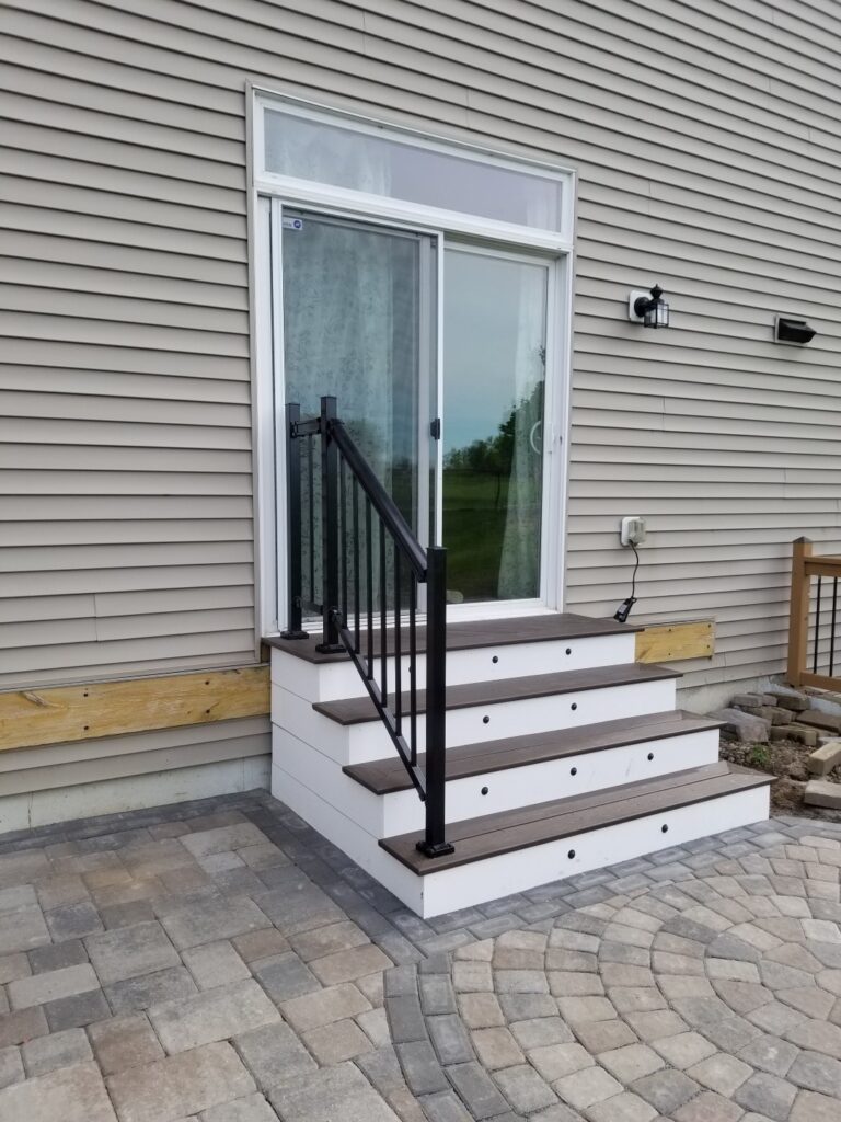 Composite Pre-built Steps For The Front & Back Door